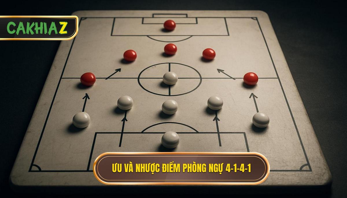 Ưu Điểm Và Nhược Điểm Khi Triển Khai Phòng Ngự 4 1 4 1