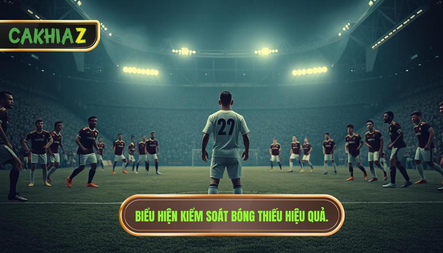 Biểu Hiện Kiểm Soát Bóng Thiếu Hiệu Quả.