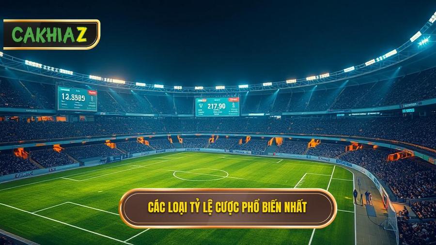 Các loại tỷ lệ cược đêm nay phổ biến nhất hiện nay