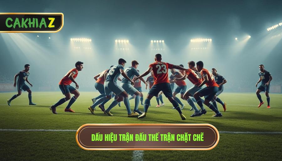 Dấu Hiệu Trận đấu Thế Trận Chặt Chẽ