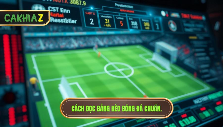 3. Cách đọc Bảng Kèo Bóng đá Chuẩn.